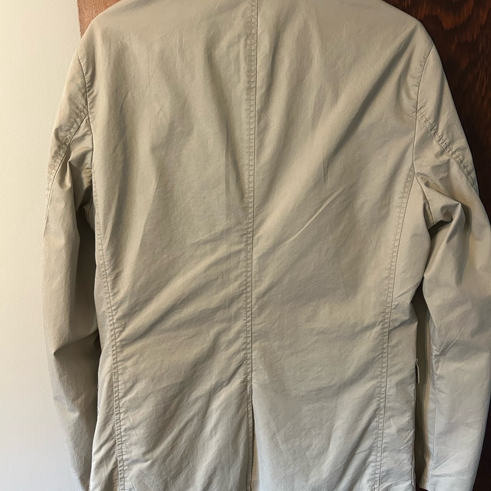 Banana Republic cotton Men's Tan blazer NWT 42R - Picture 3 of 5